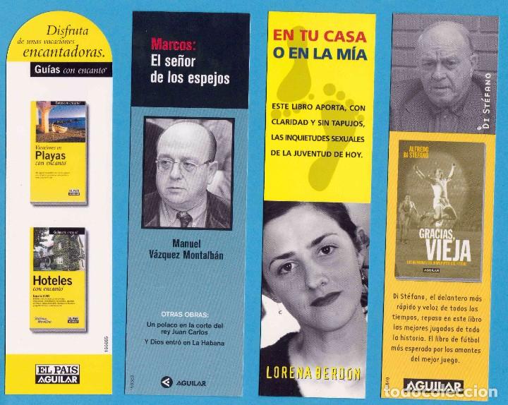 Sammeln von Lesezeichen: GU&Iacute;AS CON ENCANTO / V&Aacute;ZQUEZ MONTALB&Aacute;N / BERD&Uacute;N / DU ST&Eacute;FANO. AGUILAR. PUNTO DE LIBRO / MARCAP&Aacute;GINAS