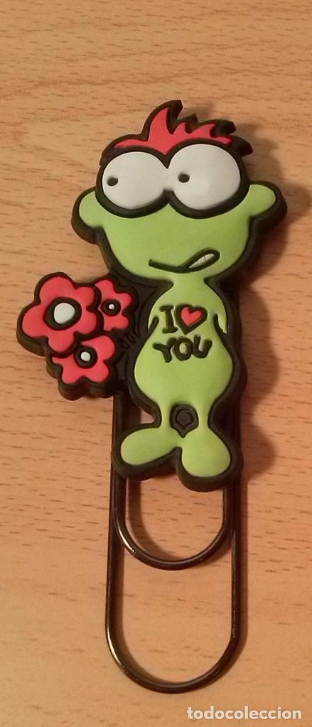 Collectables Bookmark: Marcap&aacute;ginas clip Peeby. I love you. Inoxcrom.
