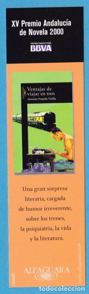 Coleccionismo Marcap&aacute;ginas: VENTAJAS DE VIAJAR EN TREN. ANTONIO OREJUDO UTRILLA. ALFAGUARA. MARCAP&Aacute;GINAS / PUNTO DE LIBRO