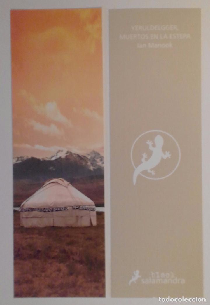 Sammeln von Lesezeichen: MARCAPAGINAS - SALAMANDRA - Yeruldelgger, muertos en la estepa. n&ordm;-290.