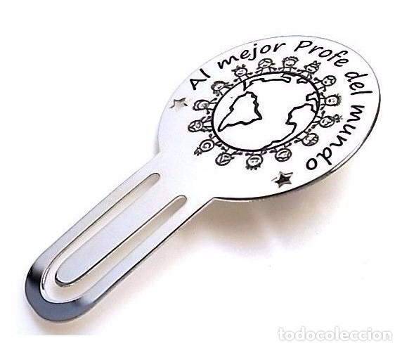 Collectables Bookmark: marcapaginas al mejor profesor en plata de ley 6cms