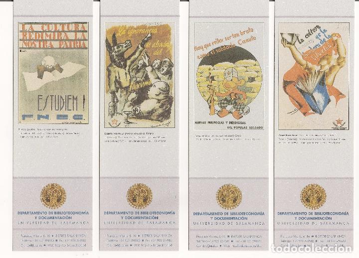 Collectables Bookmark: Serie de 4 marcap&aacute;ginas departamento de Biblioteconom&iacute;a Universidad de Salamanca