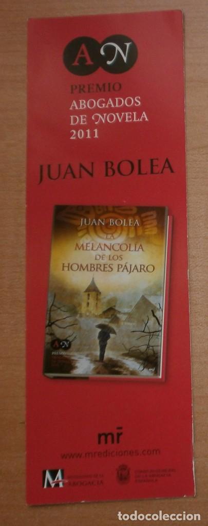 Collectables Bookmark: P10 Marcap&aacute;ginas Punto libro - Premio de Abogados de Novela 2011 JUAN BOLEA