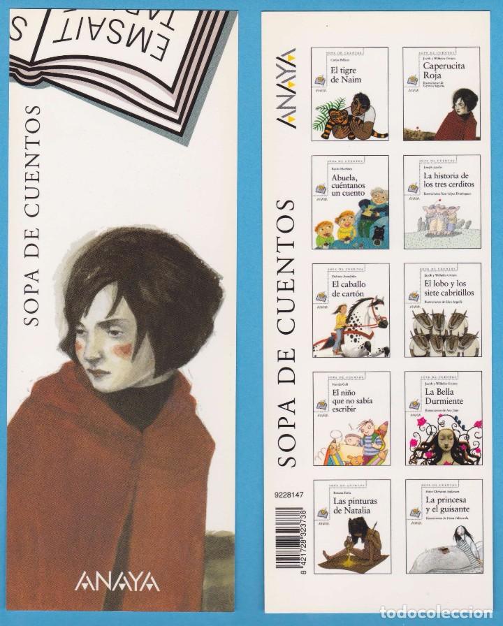 Collectionnisme Marque-pages: CARMEN SEGOVIA. SOPA DE CUENTOS. ANAYA. PUNTO DE LIBRO / MARCAP&Aacute;GINAS