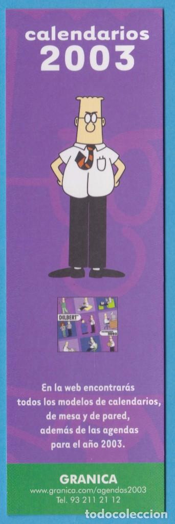 Coleccionismo marcap&aacute;ginas: DILBERT. CALENDARIOS 2003. GRANICA. PUNTO DE LIBRO / MARCAP&Aacute;GINAS - Foto 1