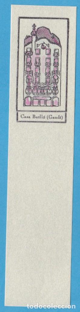 Coleccionismo Marcap&aacute;ginas: CASA BATLL&Oacute;. GAUD&Iacute;. PUNTO DE LIBRO / MARCAP&Aacute;GINAS