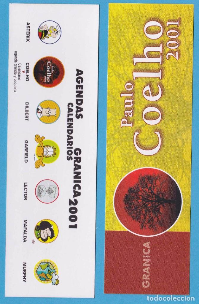 Collectables Bookmark: PAULO COELHO 2001. GRANICA. PUNTO DE LIBRO / MARCAP&Aacute;GINAS