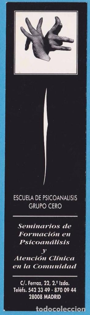 Collectables Bookmark: ESCUELA DE PSICOAN&Aacute;LISIS GRUPO CERO. MADRID. PUNTO DE LIBRO / MARCAP&Aacute;GINAS