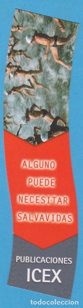Collezionismo Segnalibri: ALGUNO PUEDE NECESITAR SALVAVIDAS. PUBLICACIONES ICEX. PUNTO DE LIBRO, MARCAP&Aacute;GINAS