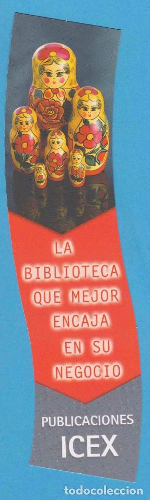 Collectionnisme Marque-pages: LA BIBLIOTECA QUE MEJOR ENCAJA EN SU NEGOCIO. PUBLICACIONES ICEX. PUNTO DE LIBRO, MARCAP&Aacute;GINAS