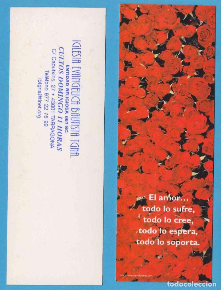Collectionnisme Marque-pages: IGLESIA EVANG&Eacute;LICA BAUTISTA TARRAGONA. PUNTO DE LIBRO, MARCAP&Aacute;GINAS