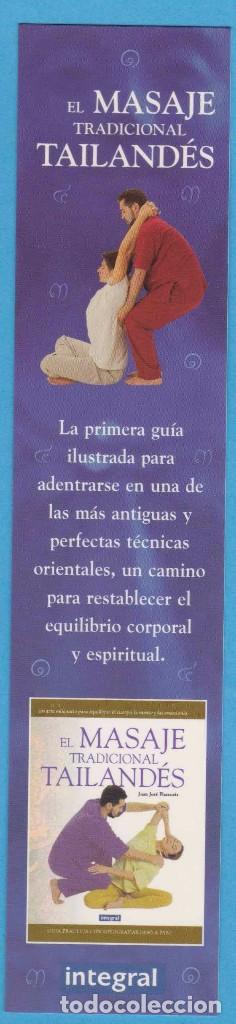 Collezionismo Segnalibri: EL MASAJE TRADICIONAL TAILAND&Eacute;S. INTEGRAL. BARCELONA. PUNTO DE LIBRO, MARCAP&Aacute;GINAS