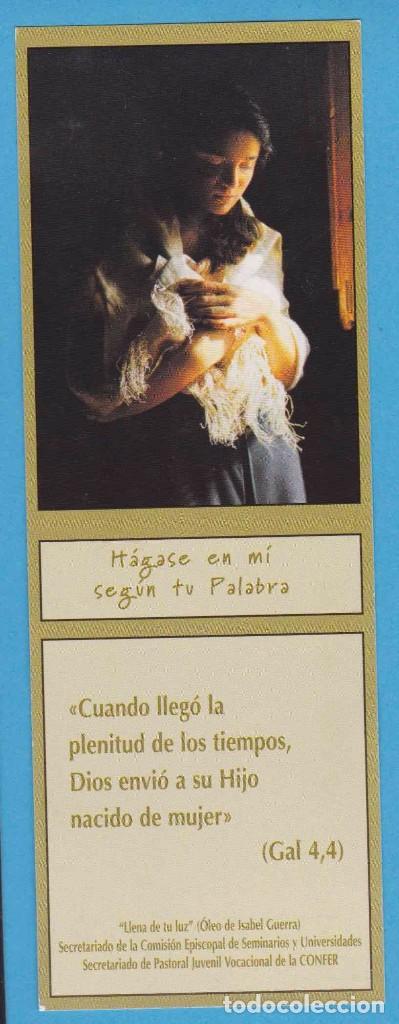 Collectables Bookmark: ORACI&Oacute;N A MAR&Iacute;A POR LAS VOCACIONES. SECRETARIADO DE PASTORAL JUVENIL DE LA CONFER. PUNTO DE LIBRO