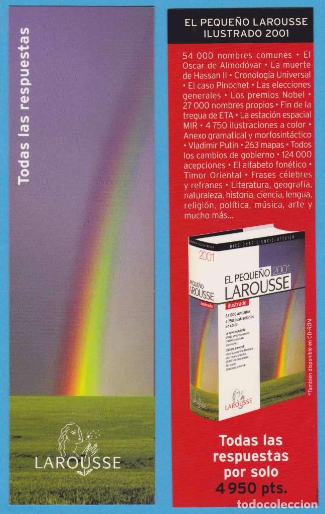 Collectables Bookmark: TODAS LAS RESPUESTAS. PEQUE&Ntilde;O LAROUSSE ILUSTRADO 2001. PUNTO DE LIBRO, MARCAP&Aacute;GINAS
