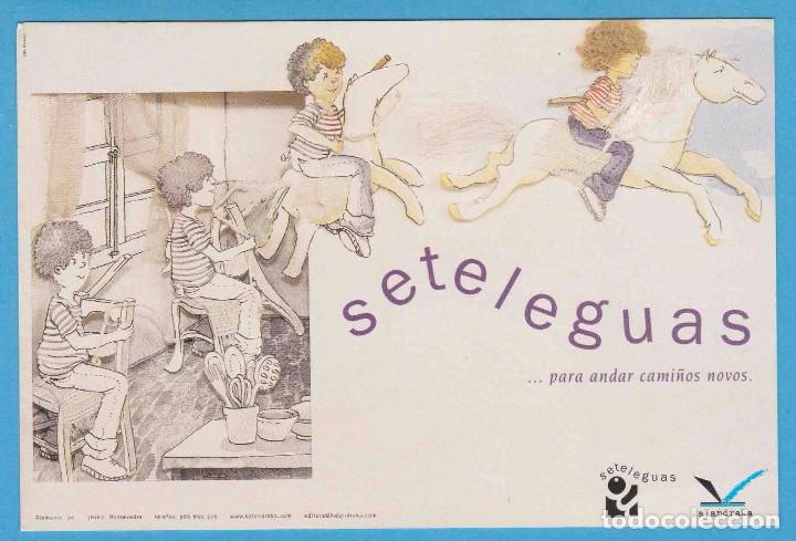 Coleccionismo Marcap&aacute;ginas: SETELEGUAS. ELLA MANERO. KALANDRAKA. PUNTO DE LIBRO - POSTAL