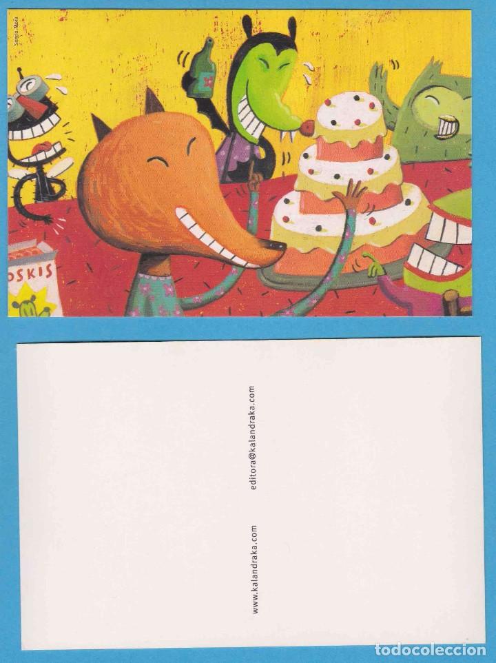 Coleccionismo Marcap&aacute;ginas: SERGIO MORA. KALANDRAKA. PUNTO DE LIBRO - POSTAL