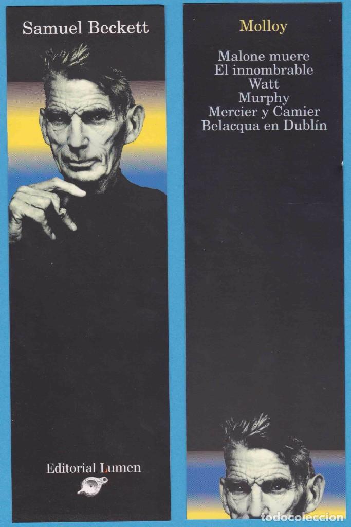 Coleccionismo Marcap&aacute;ginas: MOLLOY. SAMUEL BECKETT. EDITORIAL LUMEN. PUNTO DE LIBRO, MARCAP&Aacute;GINAS