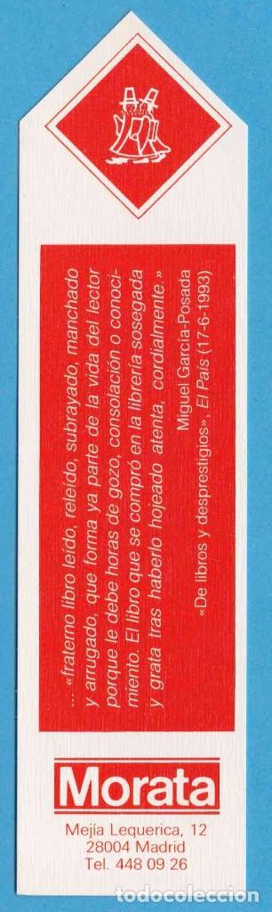 Collectables Bookmark: MIGUEL GARC&Iacute;A-POSADA. EDICIONES MORATA. MADRID. PUNTO DE LIBRO, MARCAP&Aacute;GINAS