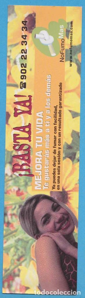 Collectionnisme Marque-pages: &iexcl;BASTA YA! NO FUMO M&Aacute;S. 2003. PUNTO DE LIBRO, MARCAP&Aacute;GINAS