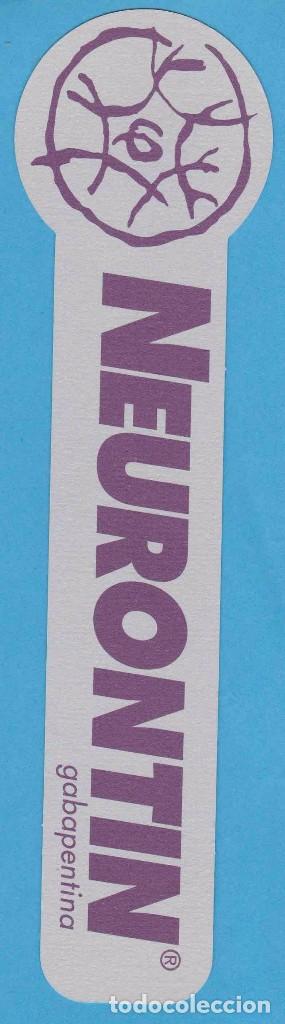 Collectionnisme Marque-pages: NEURONTIN. GABAPENTINA. PUNTO DE LIBRO, MARCAP&Aacute;GINAS