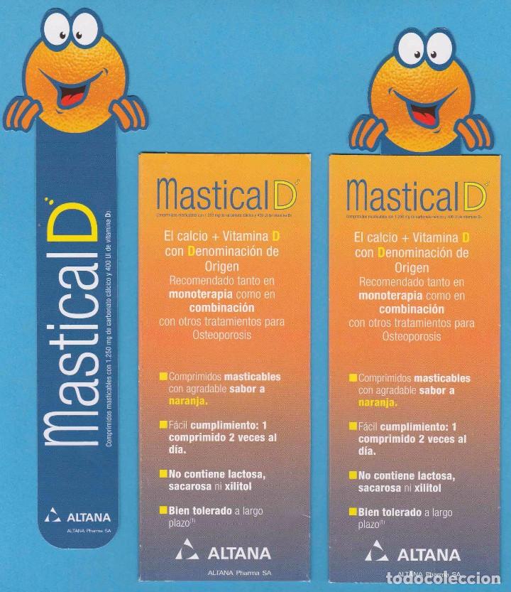 Coleccionismo marcap&aacute;ginas: MASTICAL D. ALTANA PHARMA, SA. PUNTO DE LIBRO CON FUNDA - Foto 2
