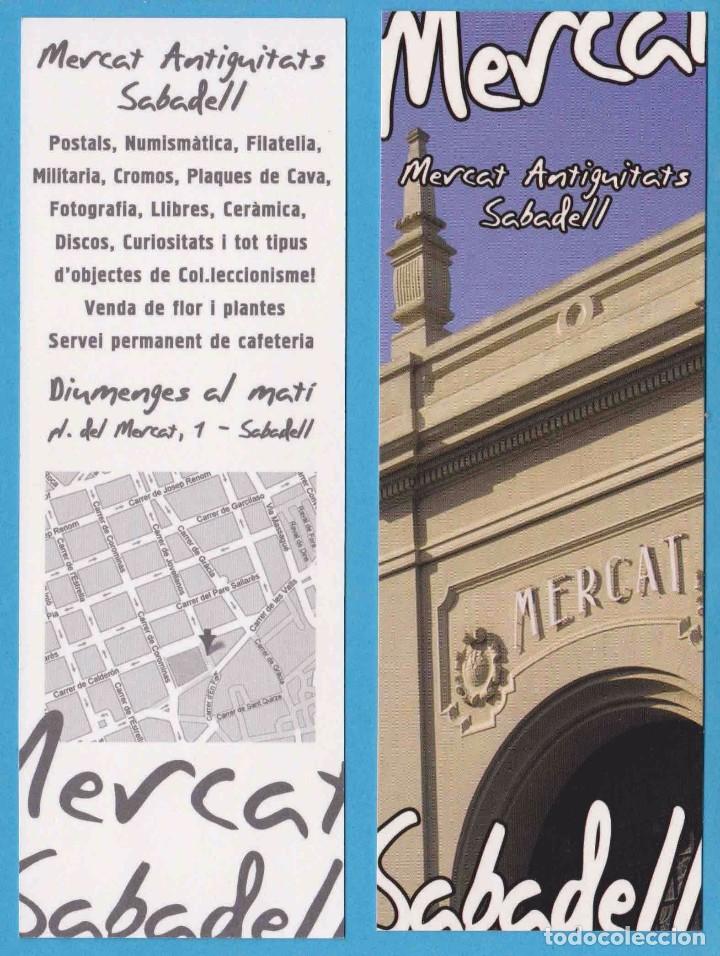 Collectables Bookmark: MERCAT ANTIGUITATS SABADELL. PUNTO DE LIBRO, MARCAP&Aacute;GINAS