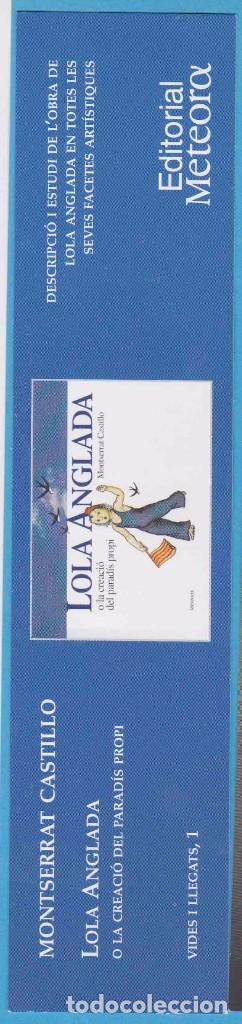 Collectables Bookmark: LOLA ANGLADA O LA CREACI&Oacute; DEL PARAD&Iacute;S PROPI. MONTSERRAT CASTILLO. METEORA. PUNTO DE LIBRO