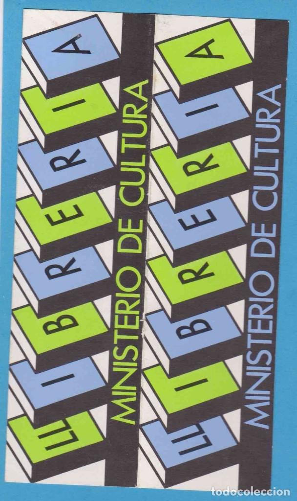 Collectables Bookmark: LLIBRERIA MINISTERIO DE CULTURA. MADRID, BARCELONA. PUNTO DE LIBRO