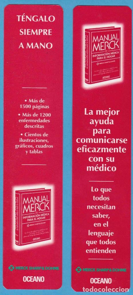 Sammeln von Lesezeichen: MANUAL MERCK. INFORMACI&Oacute;N M&Eacute;DICA PARA EL HOGAR. OC&Eacute;ANO. PUNTO DE LIBRO