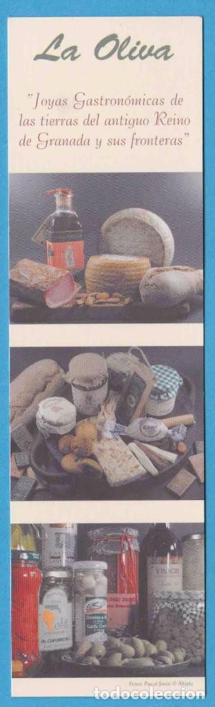 Sammeln von Lesezeichen: LA OLIVA. LA TIENDA DE LOS SIBARITAS. GRANADA. PUNTO DE LIBRO