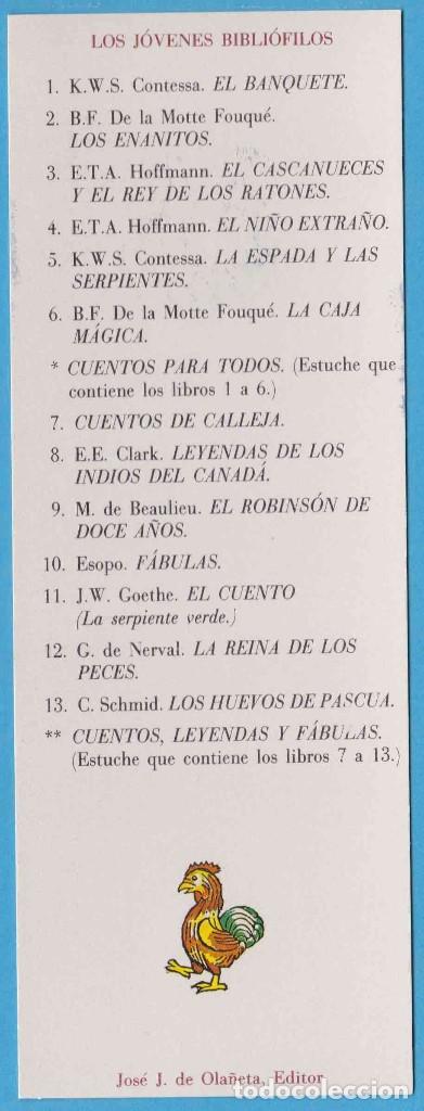 Coleccionismo Marcap&aacute;ginas: LOS J&Oacute;VENES BIBLI&Oacute;FILOS. JOS&Eacute; J. DE OLA&Ntilde;ETA, EDITOR. PUNTO DE LIBRO