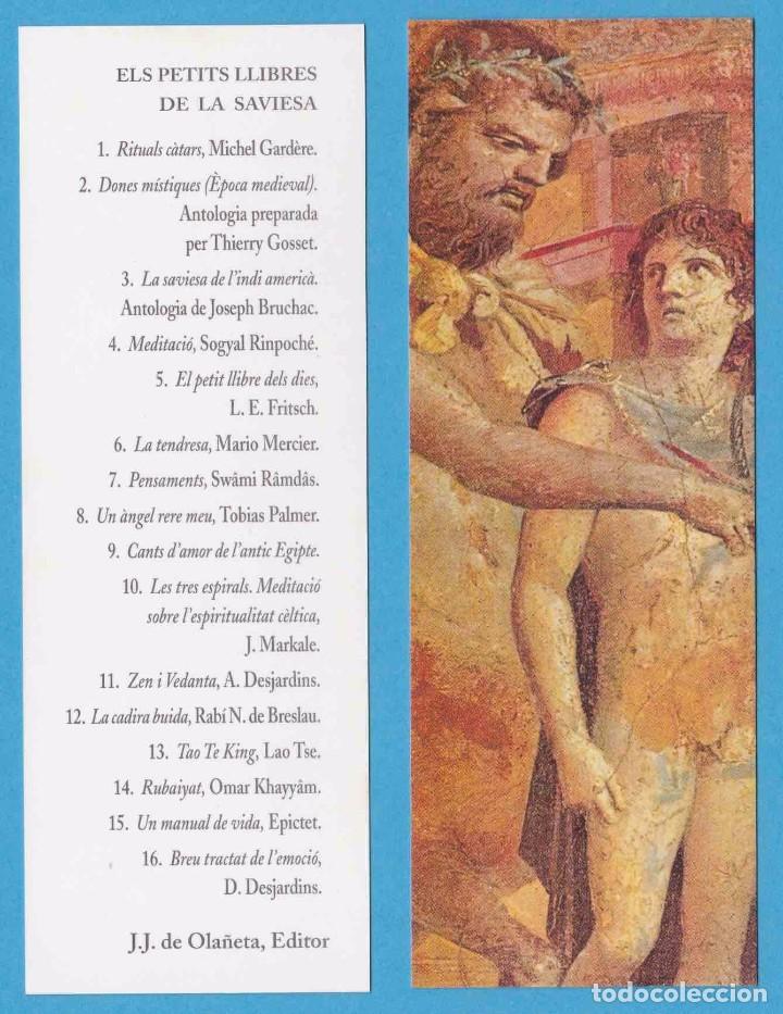 Collectables Bookmark: ELS PETITS LLIBRES DE LA SAVIESA. JOS&Eacute; J. DE OLA&Ntilde;ETA, EDITOR. PUNTO DE LIBRO