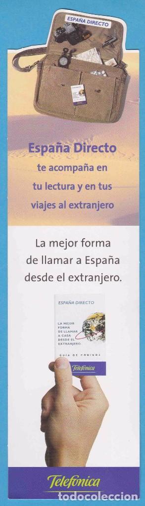Coleccionismo marcap&aacute;ginas: ESPA&Ntilde;A DIRECTO. GU&Iacute;A DE C&Oacute;DIGOS. TELEF&Oacute;NICA. PUNTO DE LIBRO, MARCAP&Aacute;GINAS - Foto 1