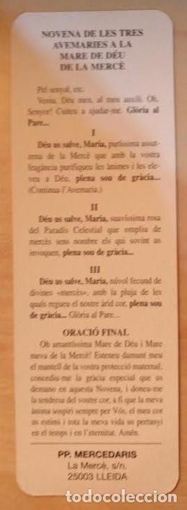 Coleccionismo marcap&aacute;ginas: P 35 Marcap&aacute;ginas Punto Libro - Valors Mare de D&eacute;u de la Merc&egrave; - Foto 2