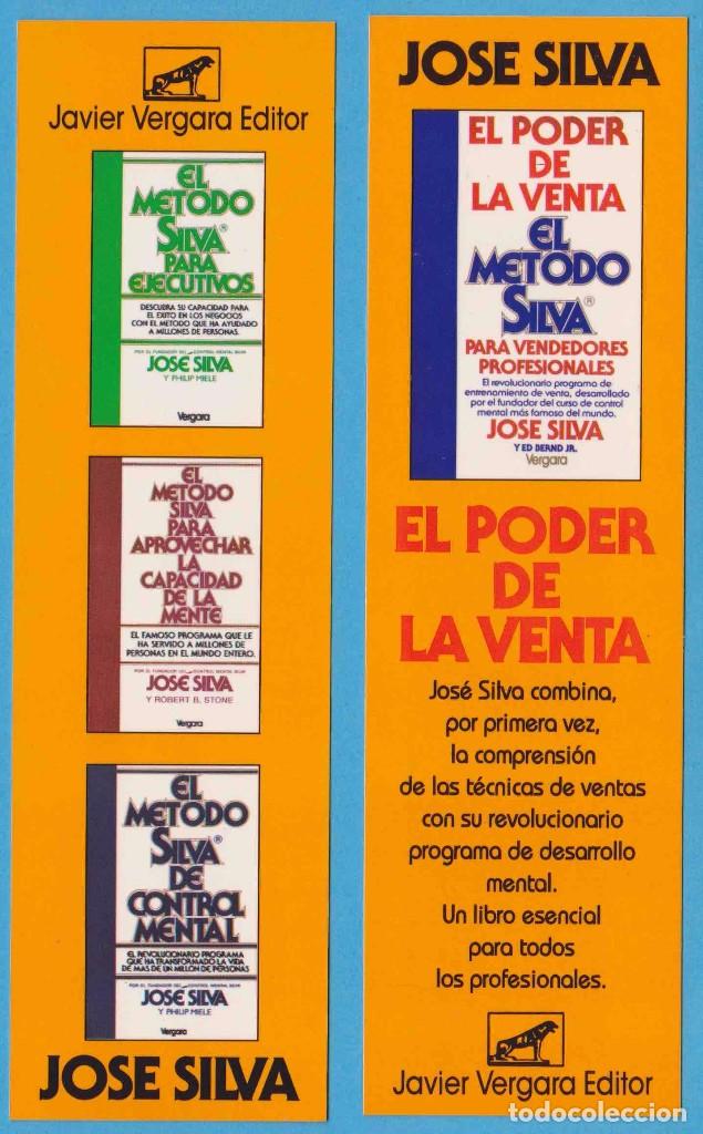 Coleccionismo marcap&aacute;ginas: EL PODER DE LA VENTA. EL M&Eacute;TODO SILVA. JOS&Eacute; SILVA. JAVIER VERGARA EDITOR. PUNTO DE LIBRO - Foto 1