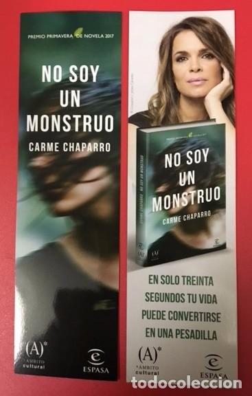 Collectionnisme Marque-pages: MARCAP&Aacute;GINAS - NO SOY UN MONSTRUO - CARME CHAPARRO