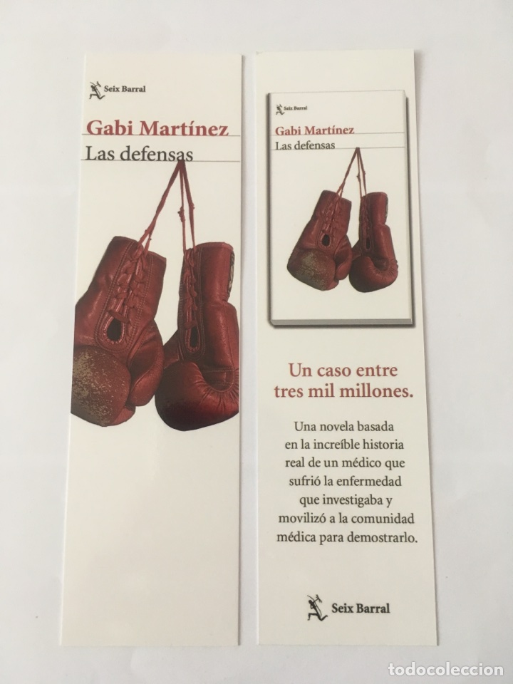 Coleccionismo marcap&aacute;ginas: Marcap&aacute;ginas o punto de libro Las Defensas - Foto 1