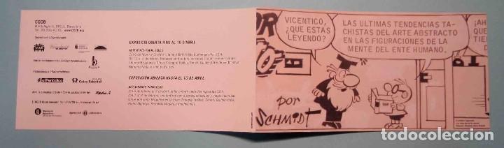 Coleccionismo marcap&aacute;ginas: FACTORIA D'HUMOR BRUGUERA. CCCB. INVITACI&Oacute;N A LA INAUGURACI&Oacute;N DE LA EXPOSICI&Oacute;N. 2005