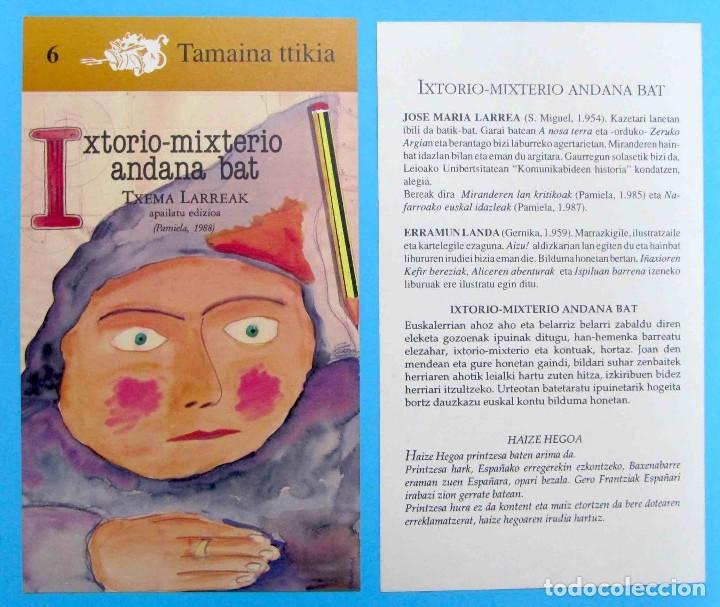 Coleccionismo Marcap&aacute;ginas: IXTORIO-MIXTERIO ANDANA BAT. TXEMA LARREAK. TAMAINA TTIKIA. PAMIELA. A&Ntilde;OS 80-90