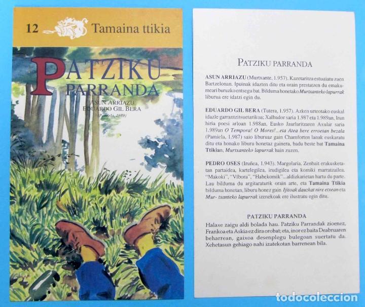 Collectionnisme Marque-pages: PATZIKU PARRANDA. ASUN ARRIAZU, EDUARDO GIL BERA. TAMAINA TTIKIA. PAMIELA. A&Ntilde;OS 80-90