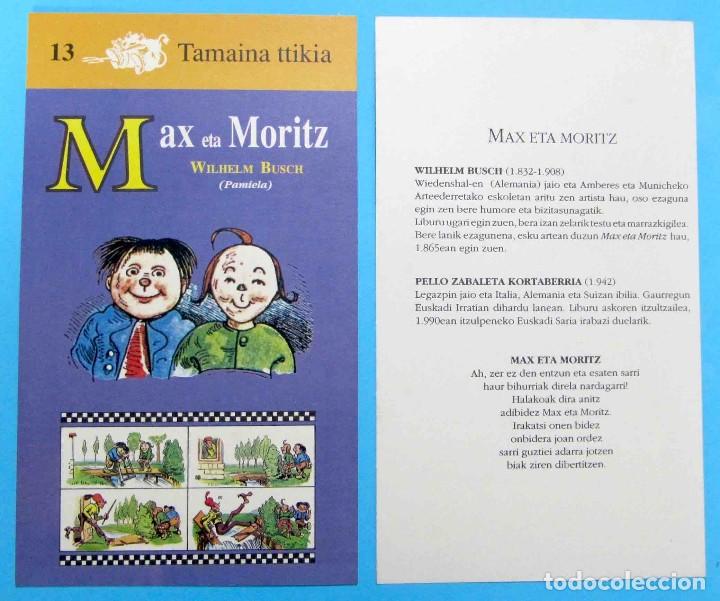 Coleccionismo Marcap&aacute;ginas: MAX ETA MORITZ. WILHELM BUSCH. TAMAINA TTIKIA. PAMIELA. A&Ntilde;OS 80-90