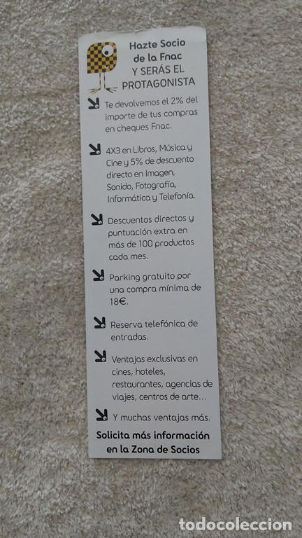 Coleccionismo marcap&aacute;ginas: Marcap&aacute;ginas FNAC........ - Foto 2