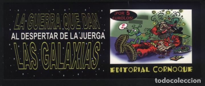 Sammeln von Lesezeichen: A-4769- PUNTO DE LIBRO. MARCAP&Aacute;GINAS. COMIC. LA GUERRA QUE DAN LAS GALAXIAS. CORNOQUE.
