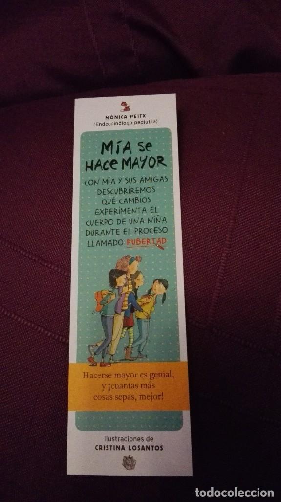 Coleccionismo Marcap&aacute;ginas: Marcapaginas Mia se hace mayor Editorial EJ JUVENTUD