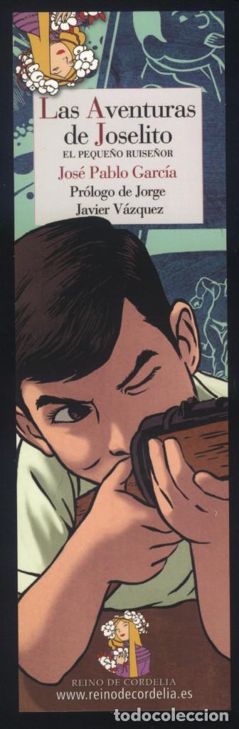 Coleccionismo Marcap&aacute;ginas: A-4853- PUNTO DE LIBRO. MARCAP&Aacute;GINAS. AVENTURAS DE JOSELITO. EL PEQUE&Ntilde;O RUISE&Ntilde;OR. REINO DE CORDELIA.