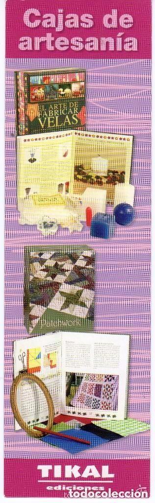 Coleccionismo marcap&aacute;ginas: MARCAP&Aacute;GINAS - CAJAS DE ARTESAN&Iacute;A - TIKAL EDICIONES - Foto 1