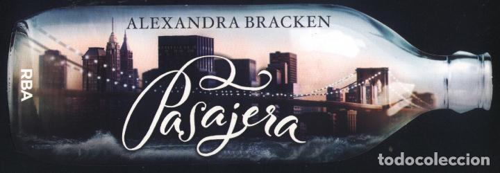 Coleccionismo Marcap&aacute;ginas: A-4972- MARCAP&Aacute;GINAS TROQUELADO. PASAJERA. ALEXANDRA BRACKEN. RBA.