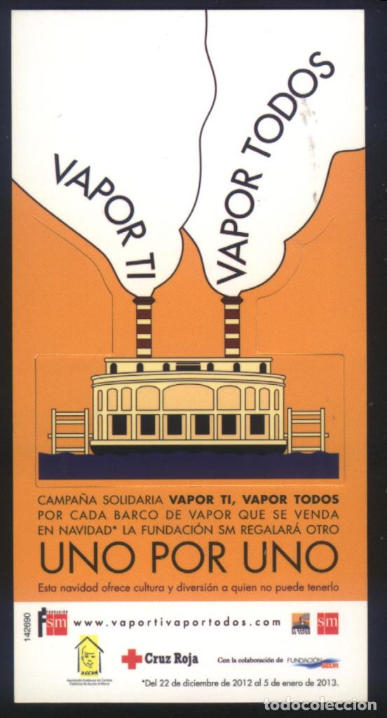 Coleccionismo Marcap&aacute;ginas: A-5105- MARCAP&Aacute;GINAS TROQUELADO. UNO POR UNO.. BARCO DE VAPOR.