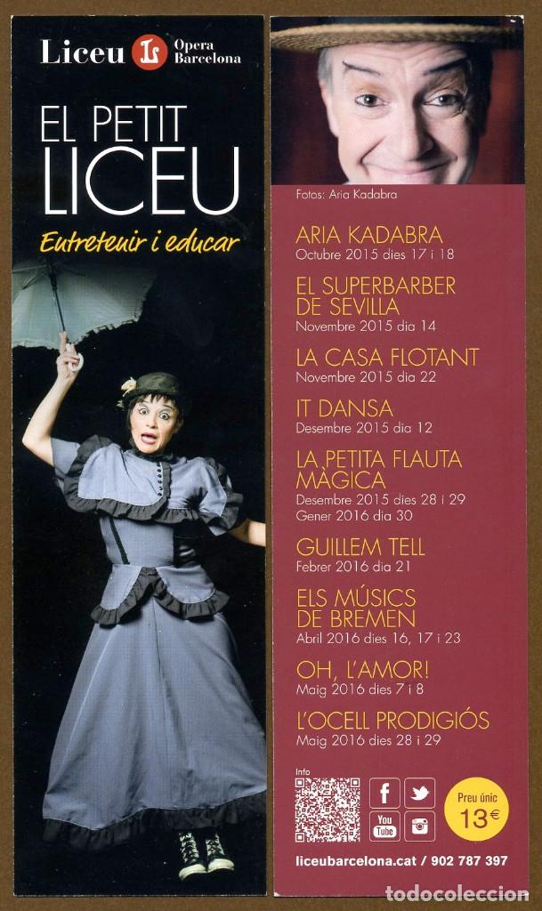 Coleccionismo Marcap&aacute;ginas: Marcap&aacute;ginas LICEU - EL PETIT LICEU ENTRENIR I EDUCAR / N&ordm; 59