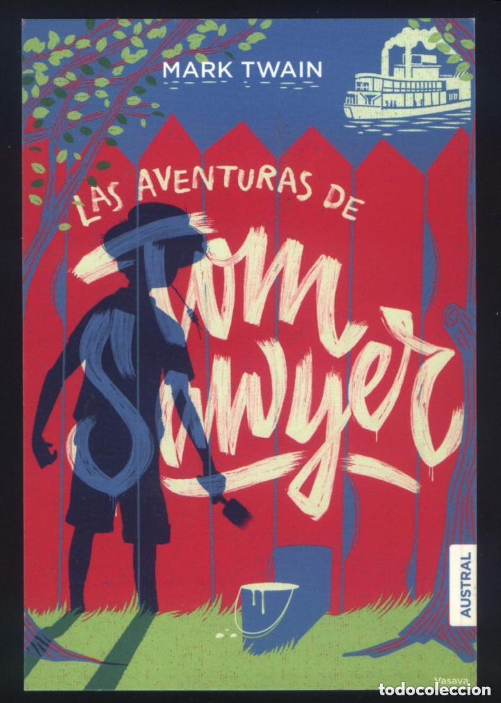Coleccionismo Marcap&aacute;ginas: A-5315- PUNTO DE LIBRO. MARCAP&Aacute;GINAS. LAS AVENTURAS DE TOM SAWYER. MARK TWAIN. AUSTRAL.
